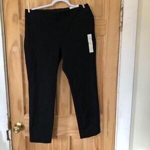 NWT a new day High Rise Side-Zip Skinny Ankle Pants - Sz 14R in black